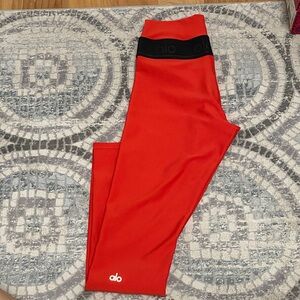 ALO Yoga High Waisted Fitness Legging Cherry/Black